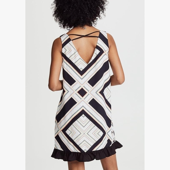 Cooper & Ella Womens Women's Multi Color Tribal Print Agnes Dress Size 3XL - Picture 2 of 10